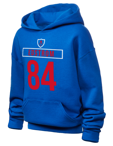 Away Jersey Adam Edstrom Youth Hooded Sweatshirt | Swagsta