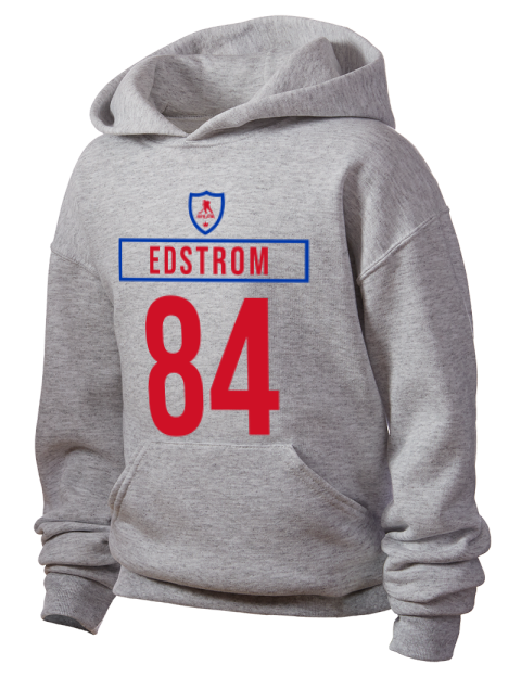 Home Jersey Adam Edstrom Youth Hooded Sweatshirt | Swagsta