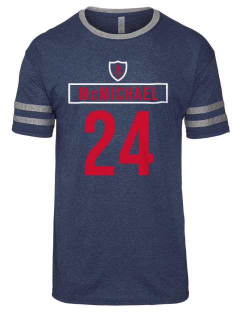 1A Away Jersey Connor McMichael Men's Tri-Blend T-Shirt | Swagsta