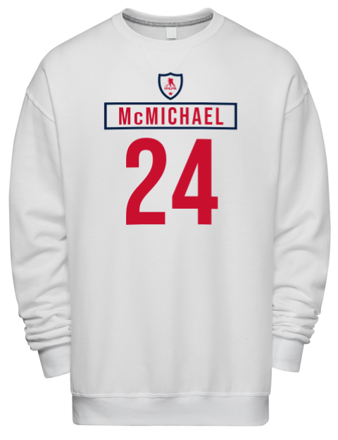 2A Home Jersey Connor McMichael Premium Unisex Crewneck Sweatshirt | Swagsta