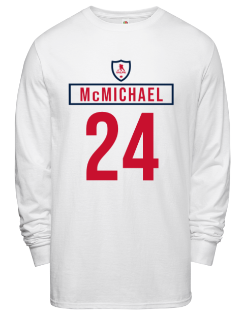 2A Home Jersey Connor McMichael Men's Long-Sleeve T-Shirt | Swagsta