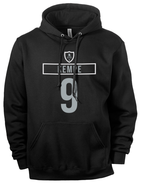 Away Jersey Adrian Kempe Eco Premium Unisex Hooded Sweatshirt | Swagsta