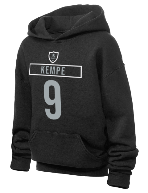 Away Jersey Adrian Kempe Youth Hooded Sweatshirt | Swagsta
