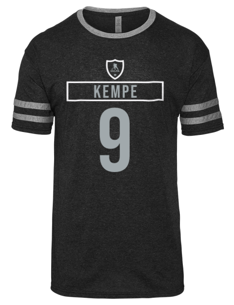 Away Jersey Adrian Kempe Men's Tri-Blend T-Shirt | Swagsta