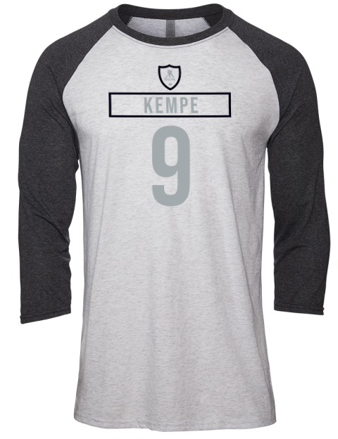Home Jersey Adrian Kempe Unisex Premium Three-Quarter Raglan T-Shirt | Swagsta