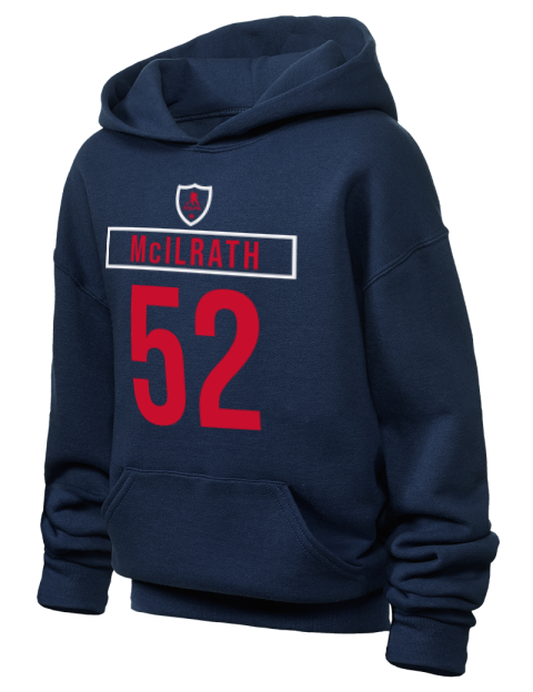 1A Away Jersey Dylan McIlrath Youth Hooded Sweatshirt | Swagsta