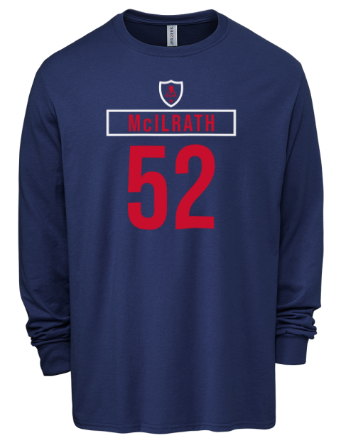 1A Away Jersey Dylan McIlrath Men's Premium Blend Long Sleeve-T-Shirt | Swagsta