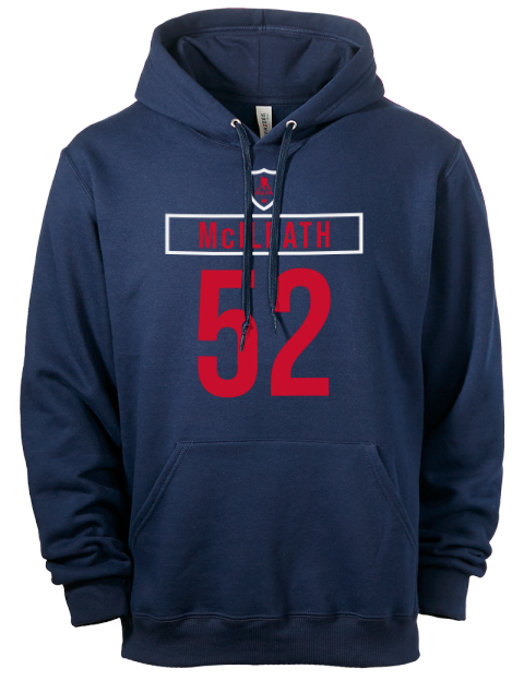 1A Away Jersey Dylan McIlrath Eco Premium Unisex Hooded Sweatshirt | Swagsta