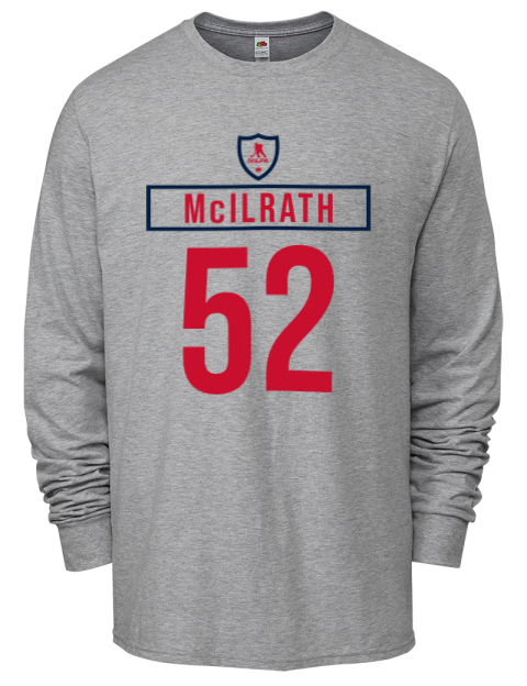 2A Home Jersey Dylan McIlrath Men's Long-Sleeve T-Shirt | Swagsta