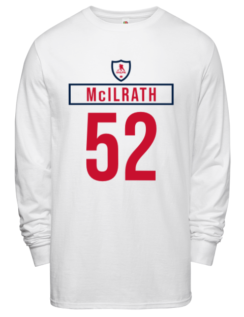 2A Home Jersey Dylan McIlrath Men's Long-Sleeve T-Shirt | Swagsta