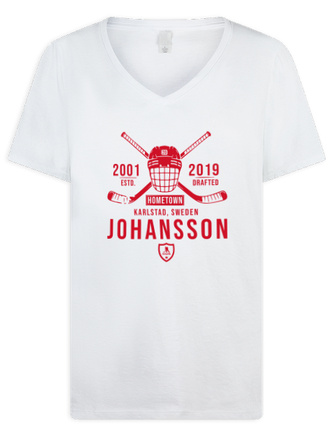 Classic Heritage 1226-2 Albert Johansson Premium Ladies V-Neck T-Shirt | Swagsta