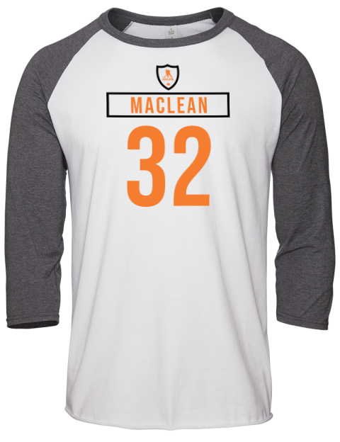 Home Jersey Kyle MacLean Unisex Premium Three-Quarter Raglan T-Shirt | Swagsta
