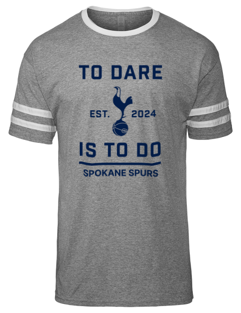 To Dare Spokane Spurs Men's Tri-Blend T-Shirt | Swagsta