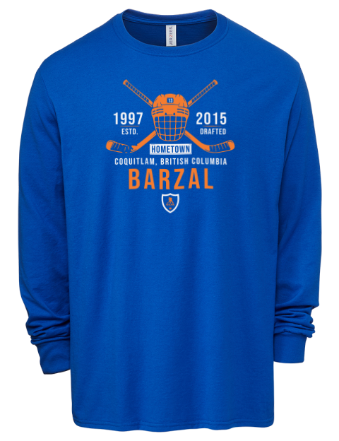 Heritage Mathew Barzal Men's Premium Blend Long Sleeve-T-Shirt | Swagsta