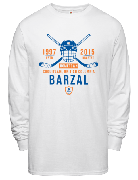 Classic Heritage Mathew Barzal Men's Long-Sleeve T-Shirt | Swagsta