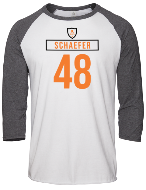 Home Jersey Matthew Schaefer Unisex Premium Three-Quarter Raglan T-Shirt | Swagsta