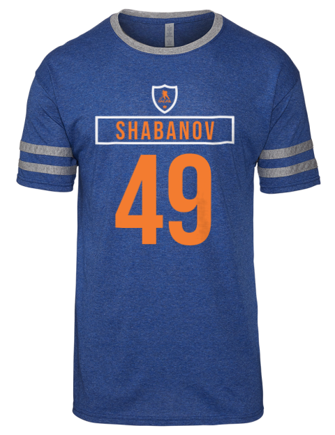 Away Jersey Maxim Shabanov Men's Tri-Blend T-Shirt | Swagsta