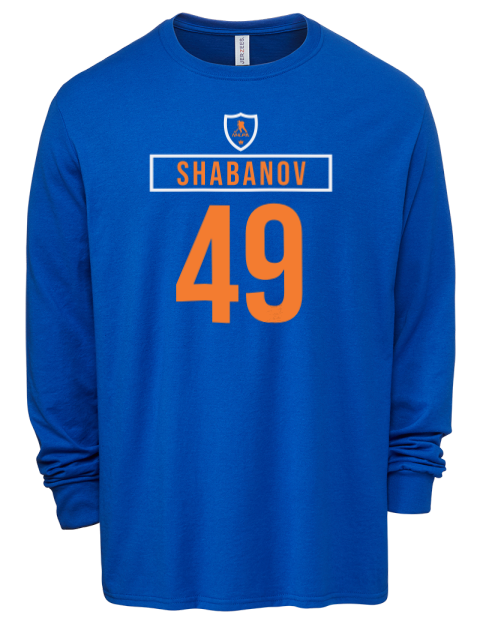 Away Jersey Maxim Shabanov Men's Premium Blend Long Sleeve-T-Shirt | Swagsta