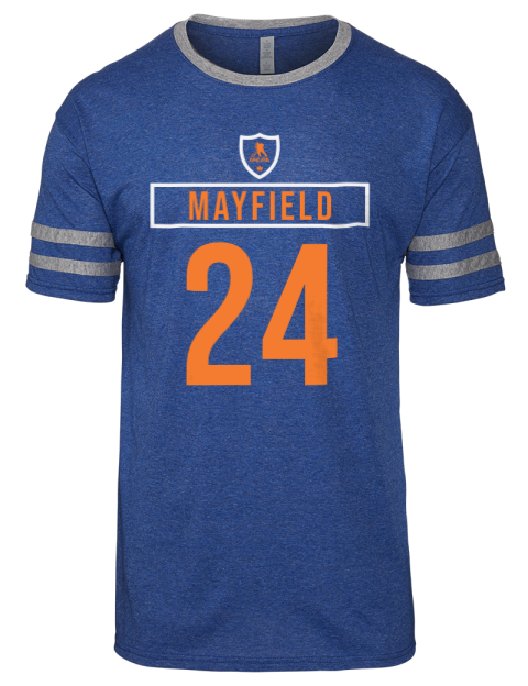 Away Jersey Scott Mayfield Men's Tri-Blend T-Shirt | Swagsta