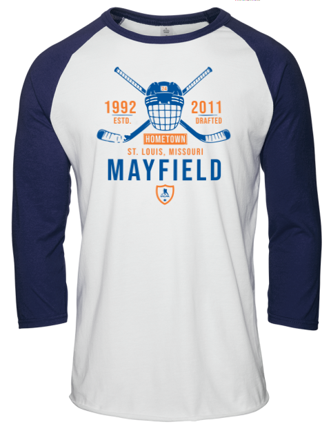 Classic Heritage Scott Mayfield Unisex Premium Three-Quarter Raglan T-Shirt | Swagsta