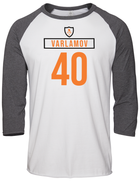 Home Jersey Semyon Varlamov Unisex Premium Three-Quarter Raglan T-Shirt | Swagsta