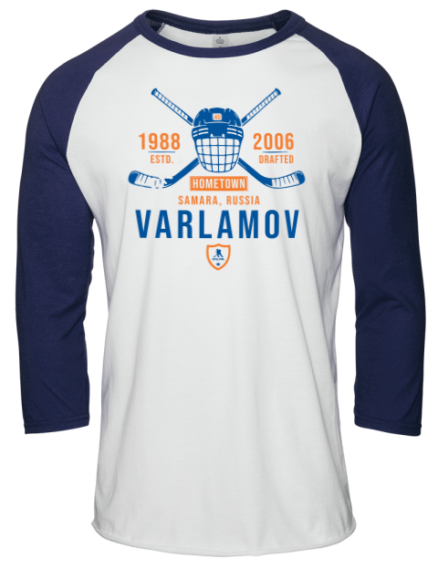 Classic Heritage Semyon Varlamov Unisex Premium Three-Quarter Raglan T-Shirt | Swagsta