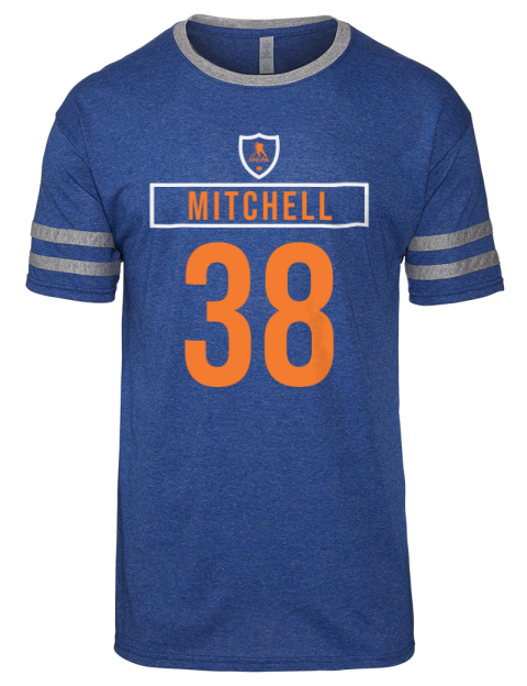 Away Jersey Travis Mitchell Men's Tri-Blend T-Shirt | Swagsta
