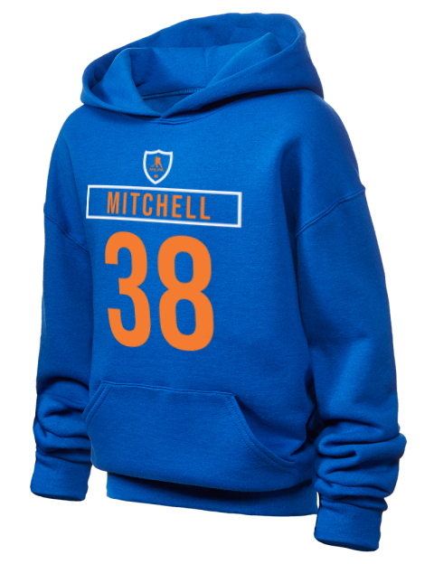 Away Jersey Travis Mitchell Youth Hooded Sweatshirt | Swagsta