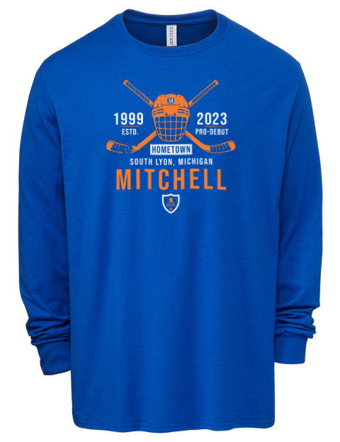 Heritage Travis Mitchell Men's Premium Blend Long Sleeve-T-Shirt | Swagsta
