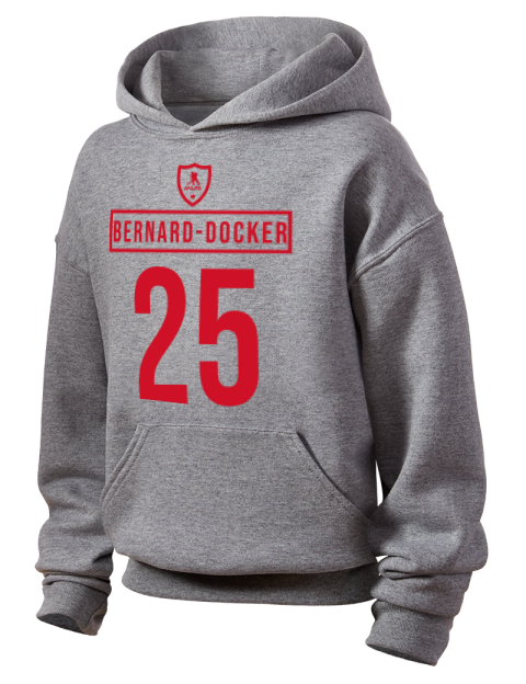 Home Jersey 1235-2 Jacob Docker Youth Hooded Sweatshirt | Swagsta