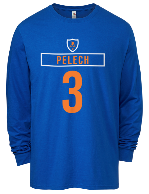 Away Jersey Adam Pelech Men's Long-Sleeve T-Shirt | Swagsta