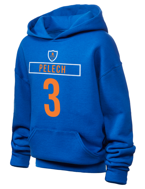 Away Jersey Adam Pelech Youth Hooded Sweatshirt | Swagsta