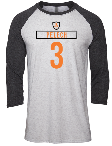 Home Jersey Adam Pelech Unisex Premium Three-Quarter Raglan T-Shirt | Swagsta