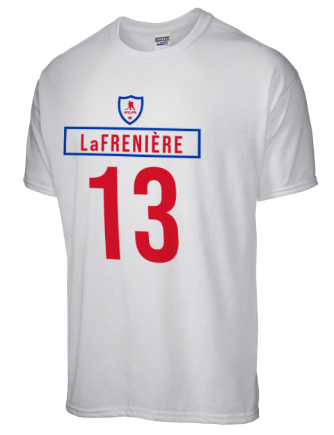 2A Home Jersey Alexis Lafreniere Dri-Power Unisex T-Shirt | Swagsta