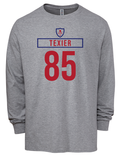 Home Jersey Alexandre Texier Men's Premium Blend Long Sleeve-T-Shirt | Swagsta