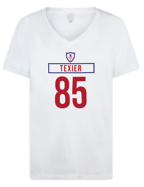 Home Jersey Alexandre Texier Premium Ladies V-Neck T-Shirt | Swagsta