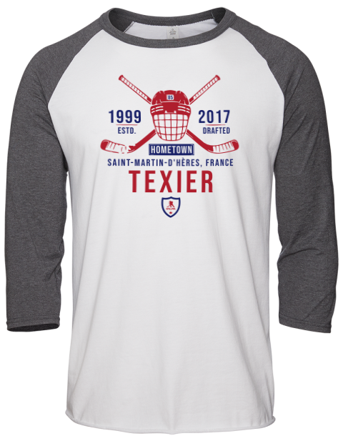 Classic Heritage Alexandre Texier Unisex Premium Three-Quarter Raglan T-Shirt | Swagsta