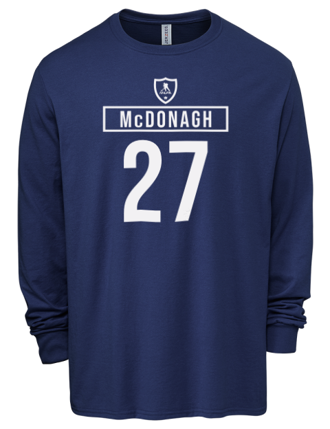 1A Away Jersey Ryan Mcdonagh Men's Premium Blend Long Sleeve-T-Shirt | Swagsta