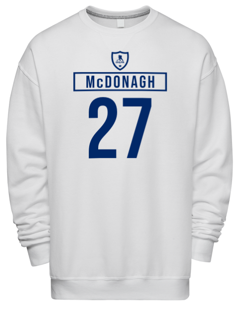 2A Home Jersey Ryan Mcdonagh Premium Unisex Crewneck Sweatshirt | Swagsta