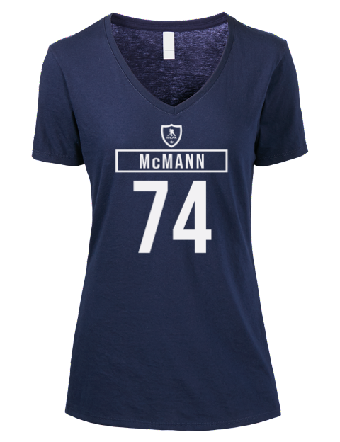 1A Away Jersey Bobby Mcmann Premium Ladies V-Neck T-Shirt | Swagsta