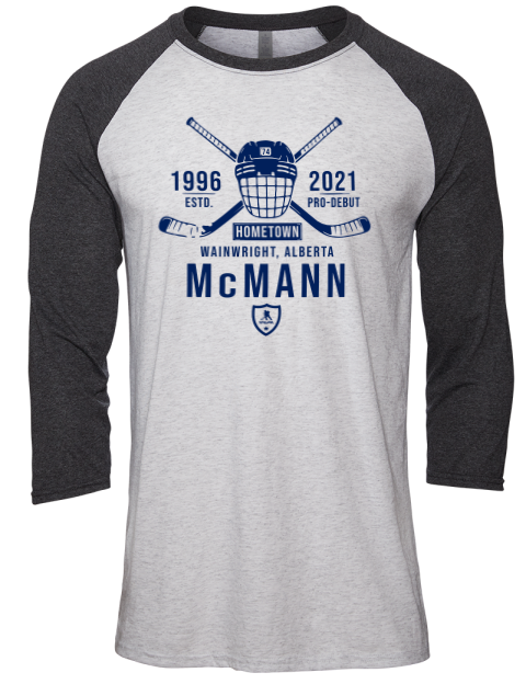 4A Classic Heritage Bobby Mcmann Unisex Premium Three-Quarter Raglan T-Shirt | Swagsta