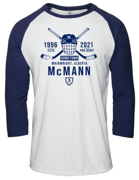 4A Classic Heritage Bobby Mcmann Unisex Premium Three-Quarter Raglan T-Shirt | Swagsta