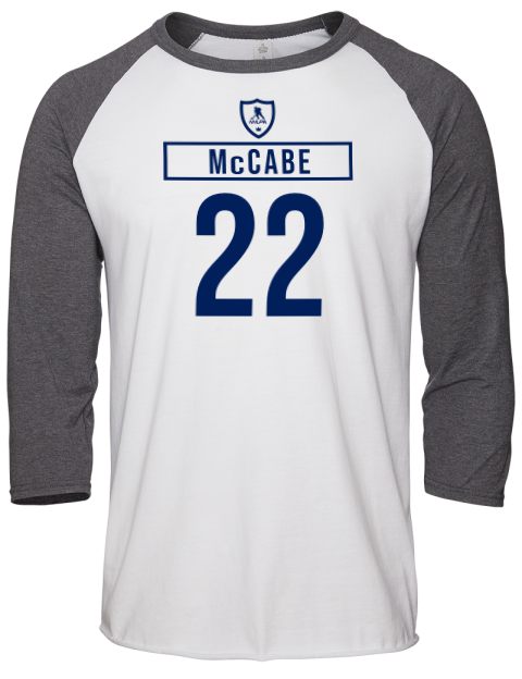 2A Home Jersey Jake Mccabe Unisex Premium Three-Quarter Raglan T-Shirt | Swagsta