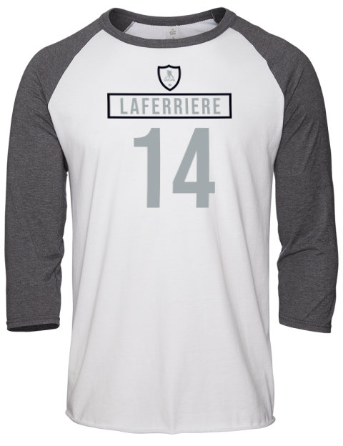 Home Jersey Alex Laferriere Unisex Premium Three-Quarter Raglan T-Shirt | Swagsta