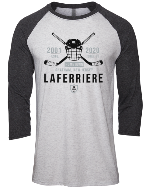 Classic Heritage Alex Laferriere Unisex Premium Three-Quarter Raglan T-Shirt | Swagsta