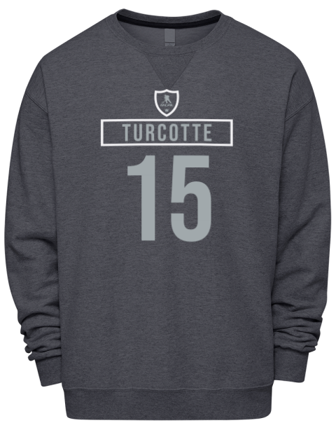Away Jersey Alex Turcotte Premium Unisex Crewneck Sweatshirt | Swagsta