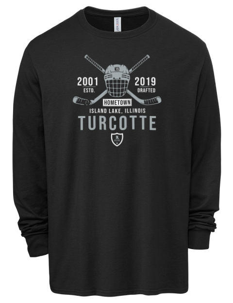 Heritage Alex Turcotte Men's Premium Blend Long Sleeve-T-Shirt | Swagsta