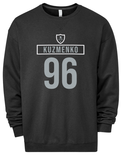 Away Jersey Andrei Kuzmenko Premium Unisex Crewneck Sweatshirt | Swagsta