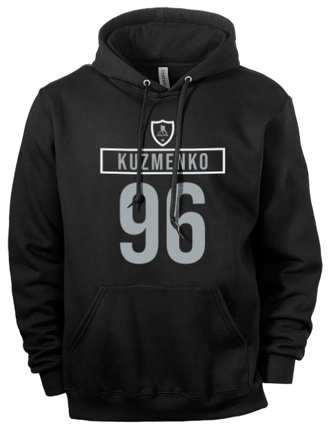 Away Jersey Andrei Kuzmenko Eco Premium Unisex Hooded Sweatshirt | Swagsta