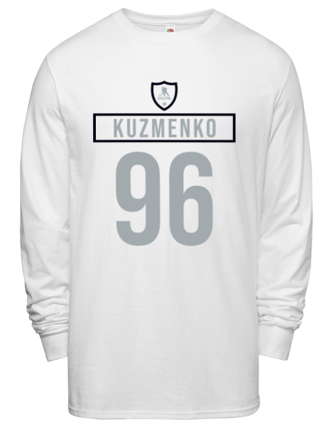 Home Jersey Andrei Kuzmenko Men's Long-Sleeve T-Shirt | Swagsta